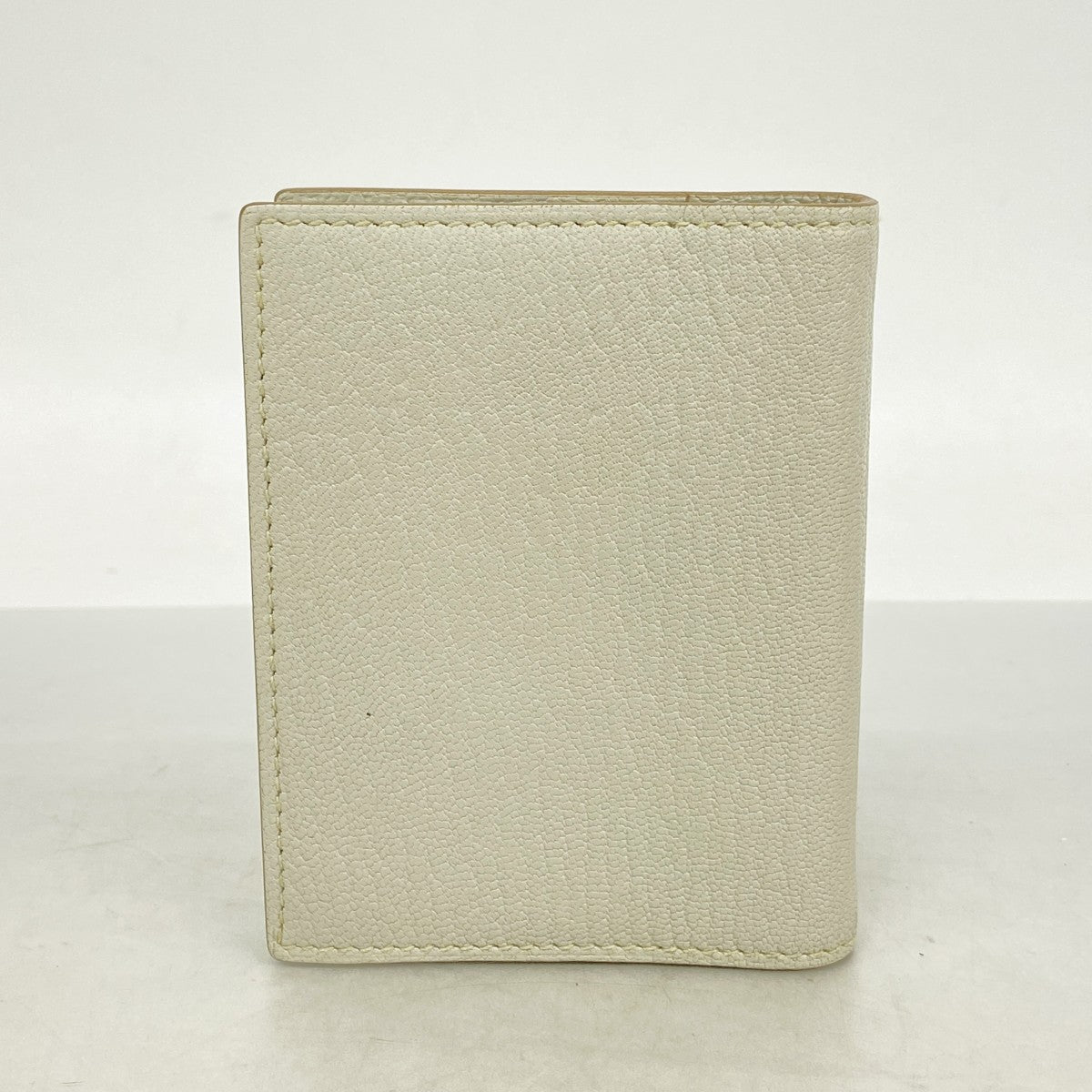 【6gd4244】エルメス 手帳カバー アジェンダミニ シェブルミゾル ベトン シルバー金具 A刻印【中古】レディース