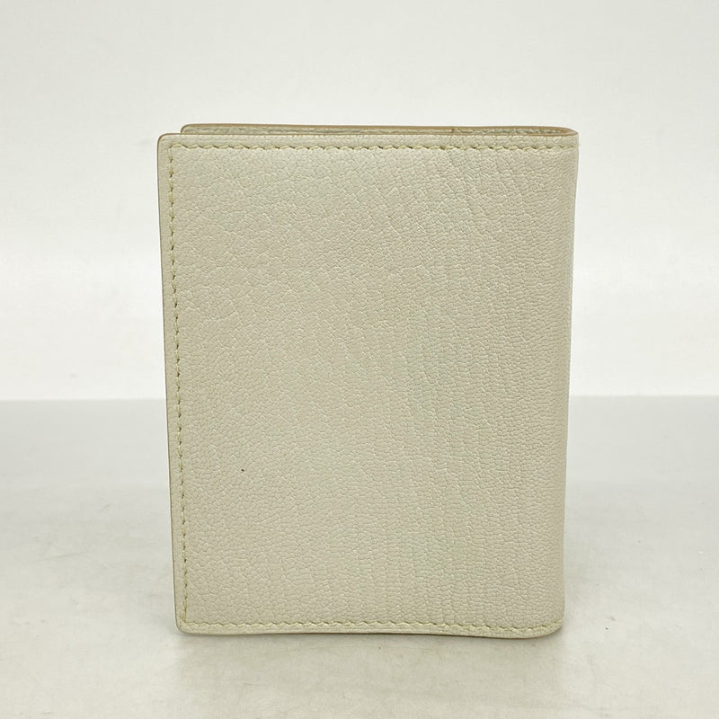 【6gd4244】エルメス 手帳カバー アジェンダミニ シェブルミゾル ベトン シルバー金具 A刻印【中古】レディース