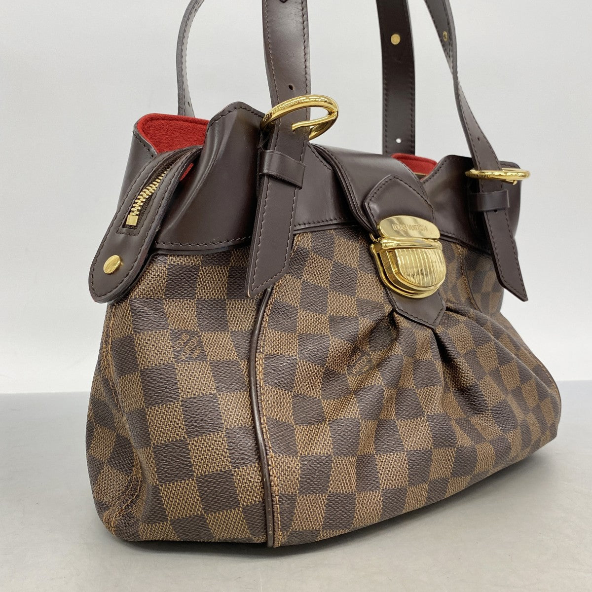 【6gd4249】ルイヴィトン ハンドバッグ ダミエ システィナPM N41542 エベヌ【中古】レディース