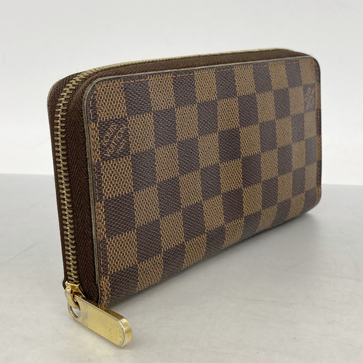 【6gd4250】ルイヴィトン 長財布 ダミエ ジッピーウォレット N60015 エベヌ【中古】メンズ レディース ユニセックス
