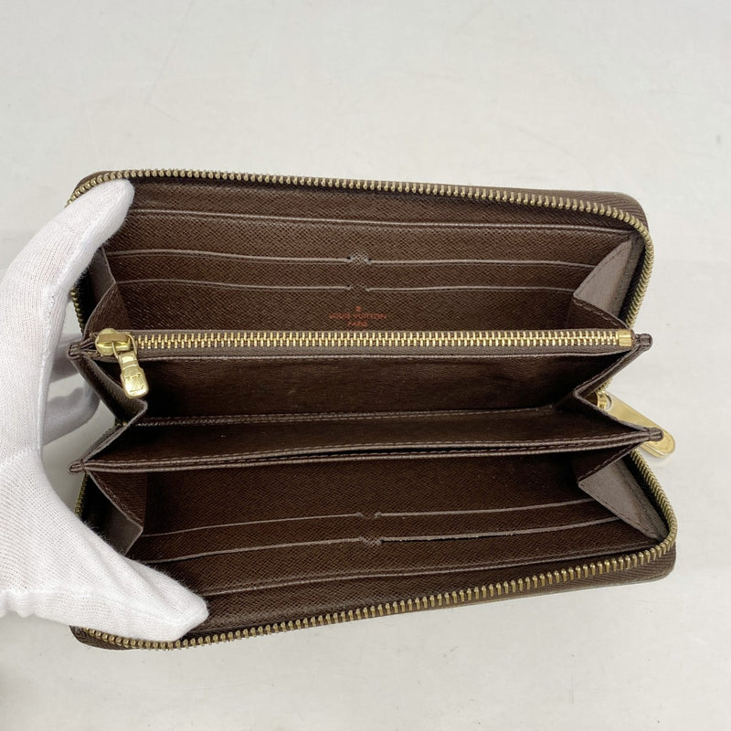 【6gd4250】ルイヴィトン 長財布 ダミエ ジッピーウォレット N60015 エベヌ【中古】メンズ レディース ユニセックス