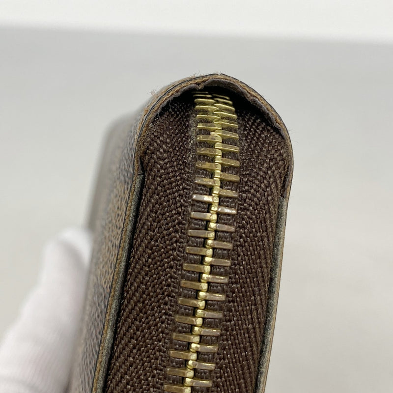 【6gd4250】ルイヴィトン 長財布 ダミエ ジッピーウォレット N60015 エベヌ【中古】メンズ レディース ユニセックス
