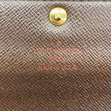 【6gd4251】ルイヴィトン 長財布 ダミエ ポルトフォイユサラ N61734 エベヌ【中古】レディース