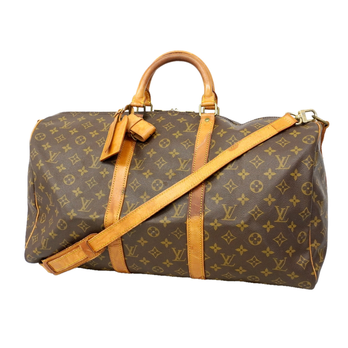 【6gd4252】ルイヴィトン ショルダーバッグ モノグラム キーポルバンドリエール50 M41416 ブラウン【中古】メンズ レディース ユニセックス