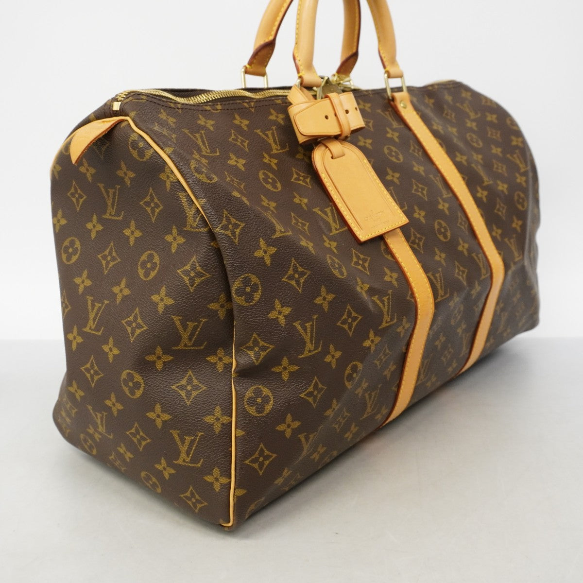 【6gd4262】ルイヴィトン ボストンバッグ モノグラム キーポル50 M41426 ブラウン【中古】メンズ レディース ユニセックス