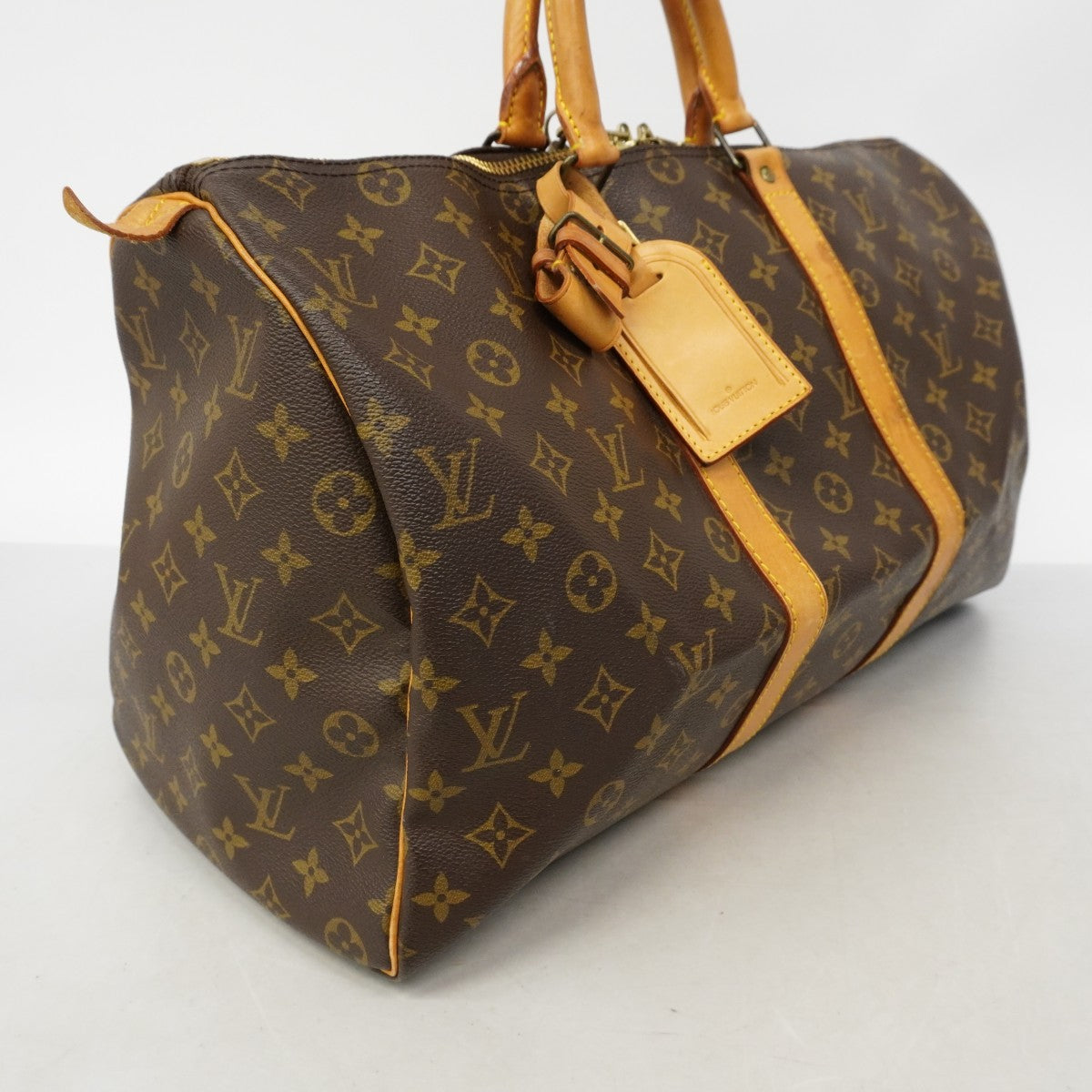 【6gd4263】ルイヴィトン ボストンバッグ モノグラム キーポル45 M41428 ブラウン【中古】メンズ レディース ユニセックス