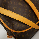 【6gd4264】ルイヴィトン ショルダーバッグ モノグラム ソミュール35 M42254 ブラウン【中古】レディース