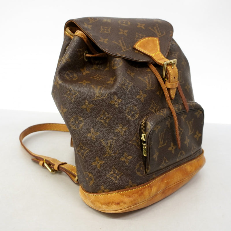 【6gd4265】ルイヴィトン リュック・デイパック モノグラム モンスリMM ブラウン【中古】レディース