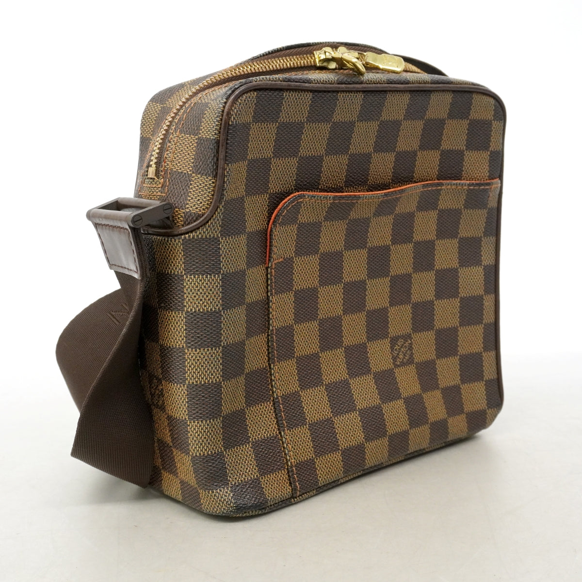 【6gd4267】ルイヴィトン ショルダーバッグ ダミエ オラフPM N41442 エベヌ【中古】レディース