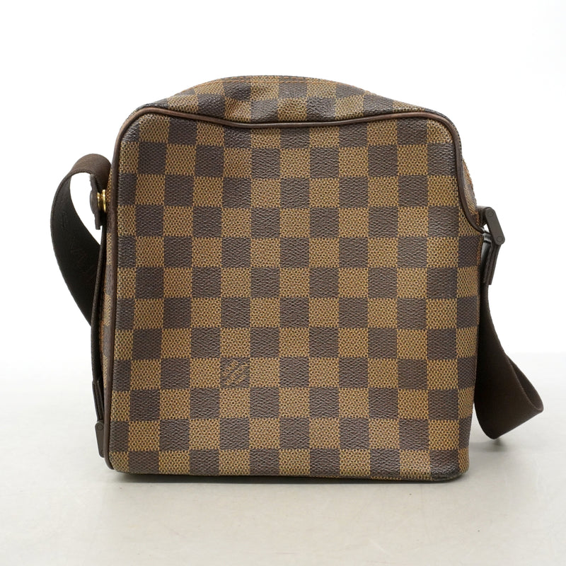 【6gd4267】ルイヴィトン ショルダーバッグ ダミエ オラフPM N41442 エベヌ【中古】レディース