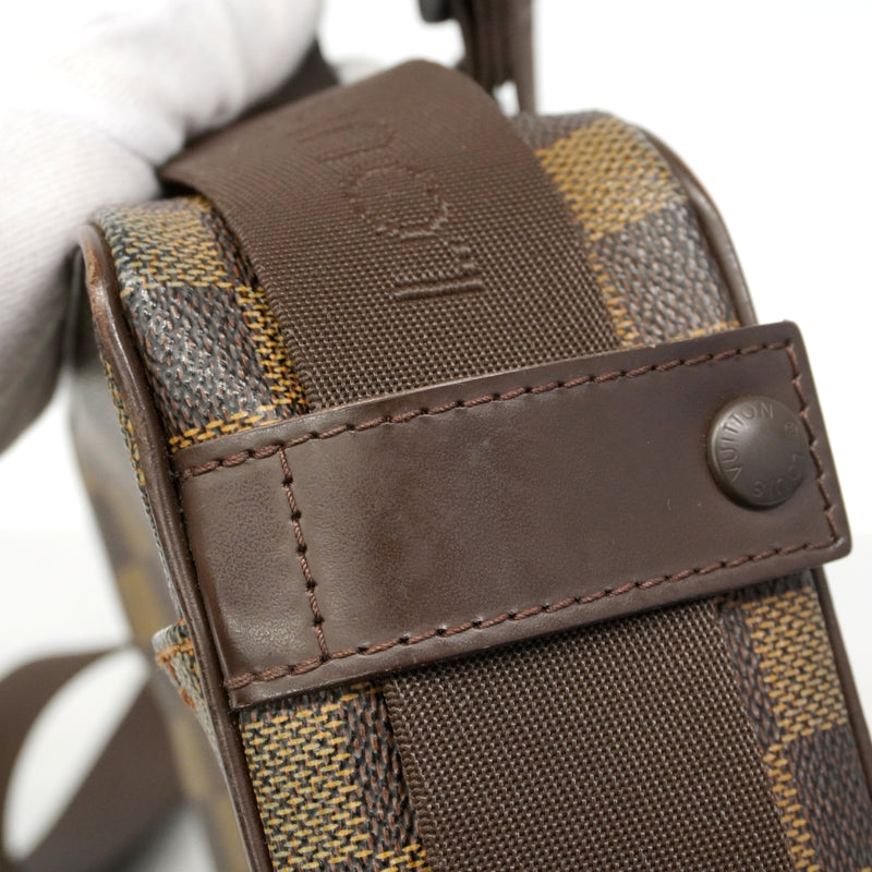【6gd4267】ルイヴィトン ショルダーバッグ ダミエ オラフPM N41442 エベヌ【中古】レディース