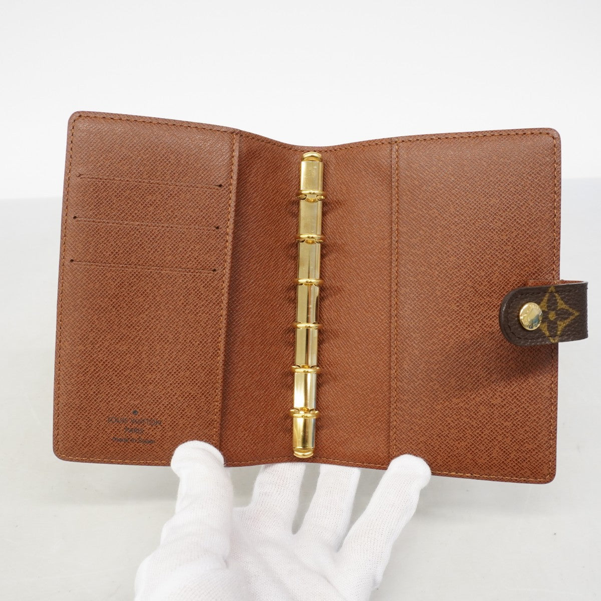 【6gd4269】ルイヴィトン 手帳カバー モノグラム アジェンダPM R20005 ブラウン【中古】メンズ レディース ユニセックス