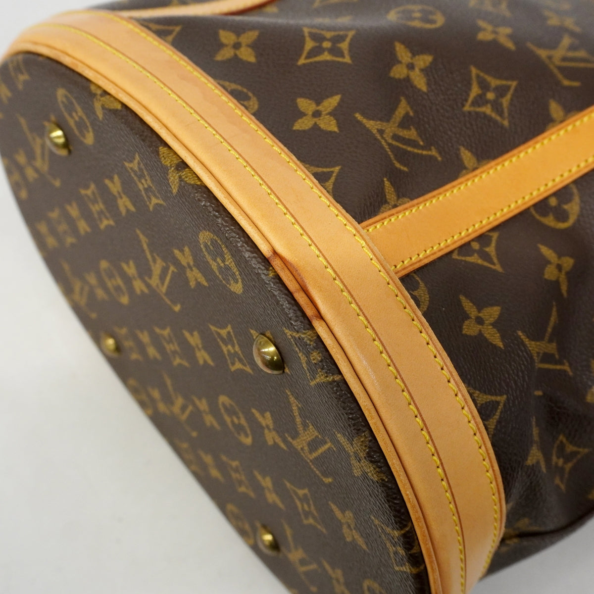【6gd4284】ルイヴィトン トートバッグ モノグラム バケットGM M42236 ブラウン【中古】レディース