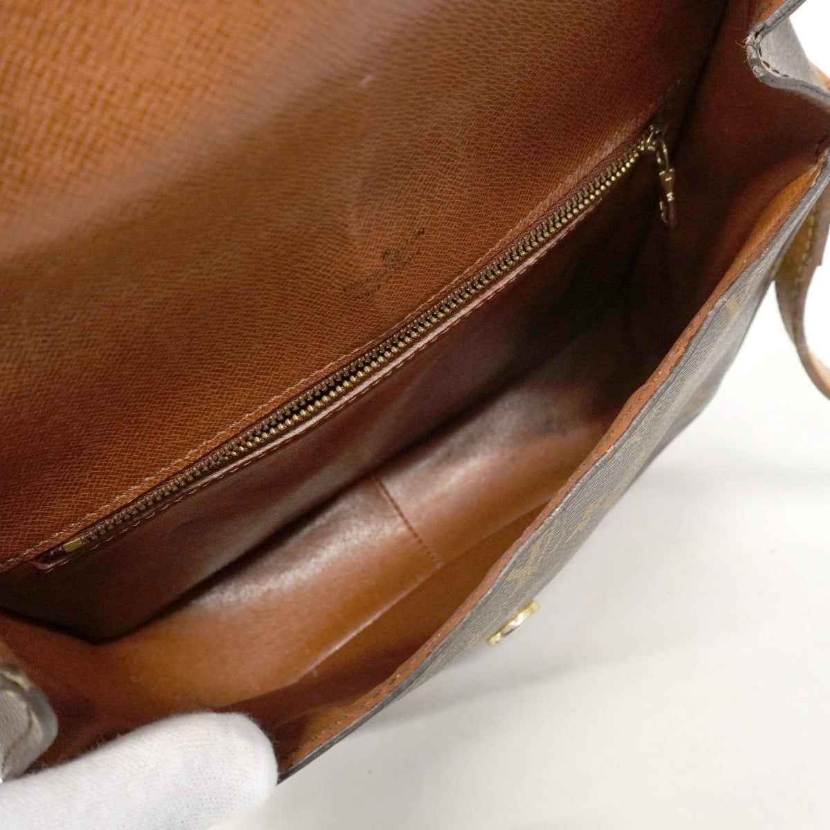 【6gd4286】ルイヴィトン ショルダーバッグ モノグラム サンクルーGM M51242 ブラウン【中古】レディース