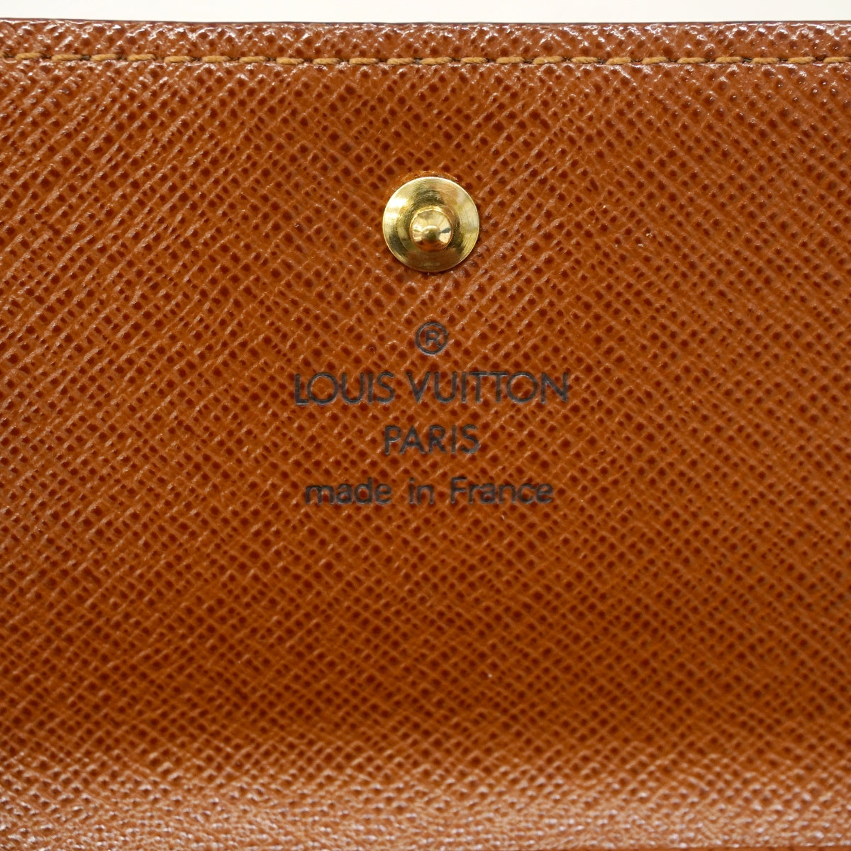【6gd4290】ルイヴィトン 財布 モノグラム ポルトモネビエカルトクレディ M61652 ブラウン【中古】レディース