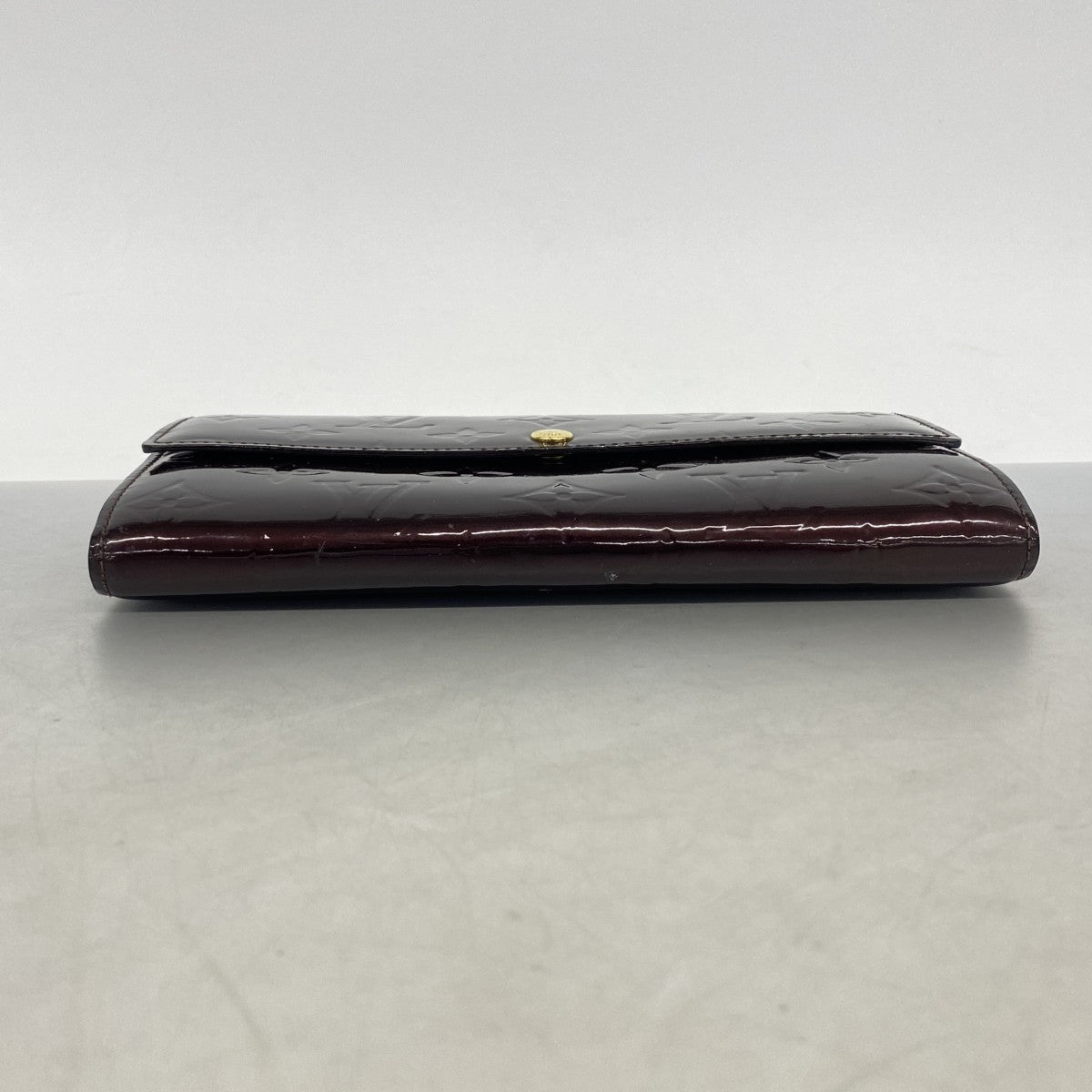 【6gd4300】ルイヴィトン 長財布 ヴェルニ ポルトフォイユサラ M93524 アマラント【中古】レディース