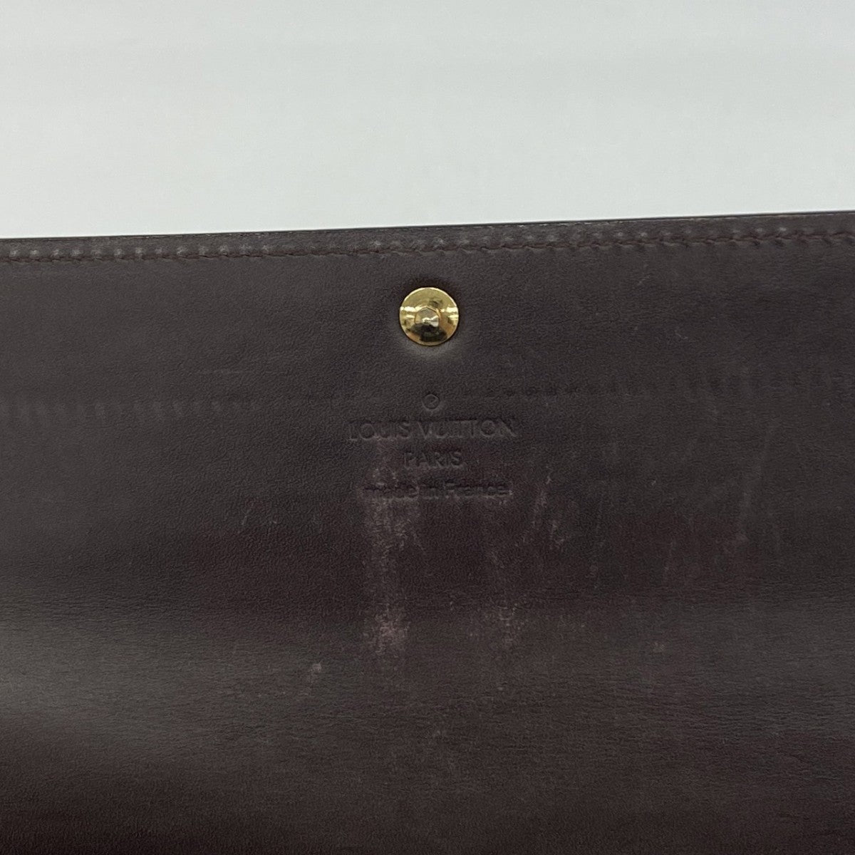 【6gd4300】ルイヴィトン 長財布 ヴェルニ ポルトフォイユサラ M93524 アマラント【中古】レディース