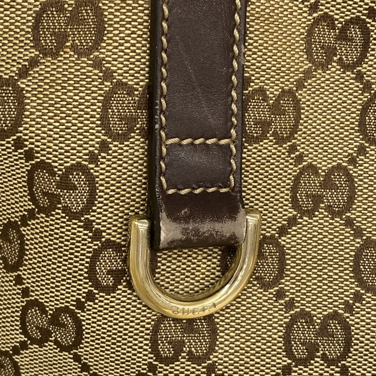 【6gd4312】グッチ トートバッグ GGキャンバス/アビー 169946 キャンバス ベージュ ゴールド金具【中古】レディース