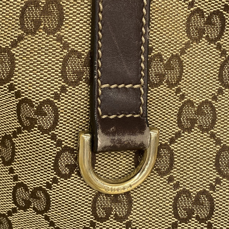 【6gd4312】グッチ トートバッグ GGキャンバス/アビー 169946 キャンバス ベージュ ゴールド金具【中古】レディース