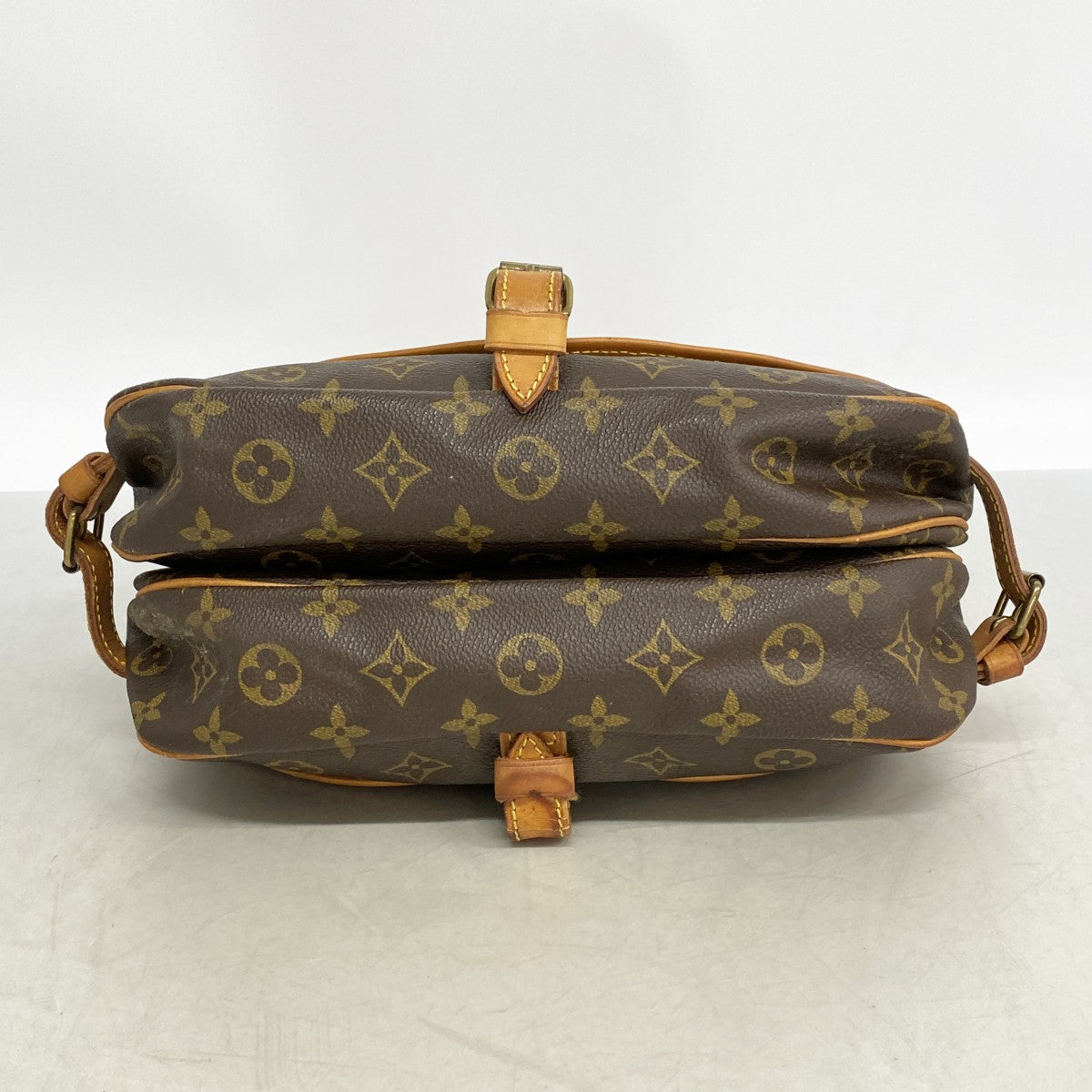 【6gd4314】ルイヴィトン ショルダーバッグ モノグラム ソミュール30 M42256 ブラウン【中古】レディース