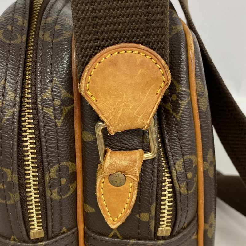 【6gd4315】ルイヴィトン ショルダーバッグ モノグラム リポーターPM M45254 ブラウン【中古】レディース