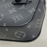【6gd4318】ルイヴィトン クラッチバッグ モノグラム・エクリプス ポシェットヴォルガ M68321 ブラック【中古】メンズ