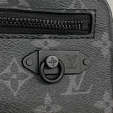 【6gd4318】ルイヴィトン クラッチバッグ モノグラム・エクリプス ポシェットヴォルガ M68321 ブラック【中古】メンズ