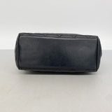 【6gd4320-k】シャネル ハンドバッグ マトラッセ ラムスキン ブラック ゴールド金具【中古】レディース