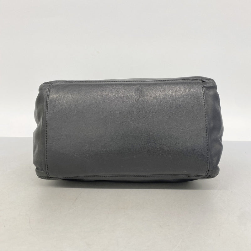 【6gd4321-k】シャネル トートバッグ ラムスキン ブラック ゴールド金具【中古】レディース