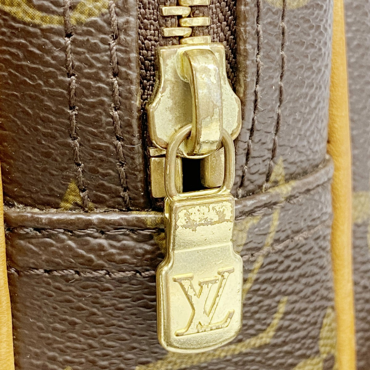 【6gd4338】ルイヴィトン ショルダーバッグ モノグラム リポーターPM M45254 ブラウン【中古】レディース