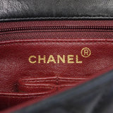 【6gd4344】シャネル ショルダーバッグ マトラッセ チェーンショルダー ラムスキン ブラック ゴールド金具【中古】レディース