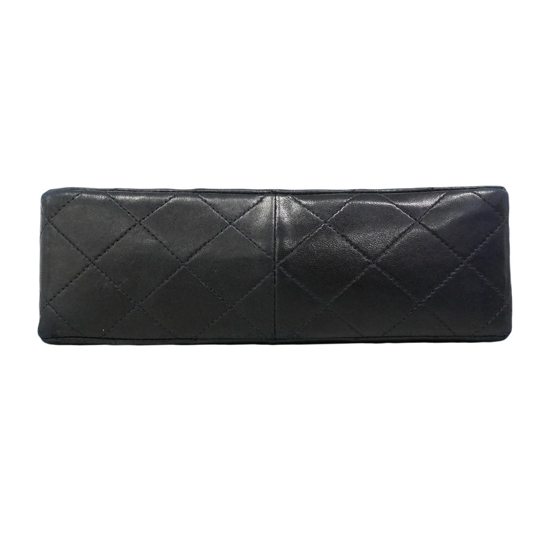 【6gd4344】シャネル ショルダーバッグ マトラッセ チェーンショルダー ラムスキン ブラック ゴールド金具【中古】レディース