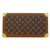 【6gd4345】ルイヴィトン ウォッチケース モノグラム コフレ8モントル ブラウン ネイビー【中古】メンズ レディース ユニセックス