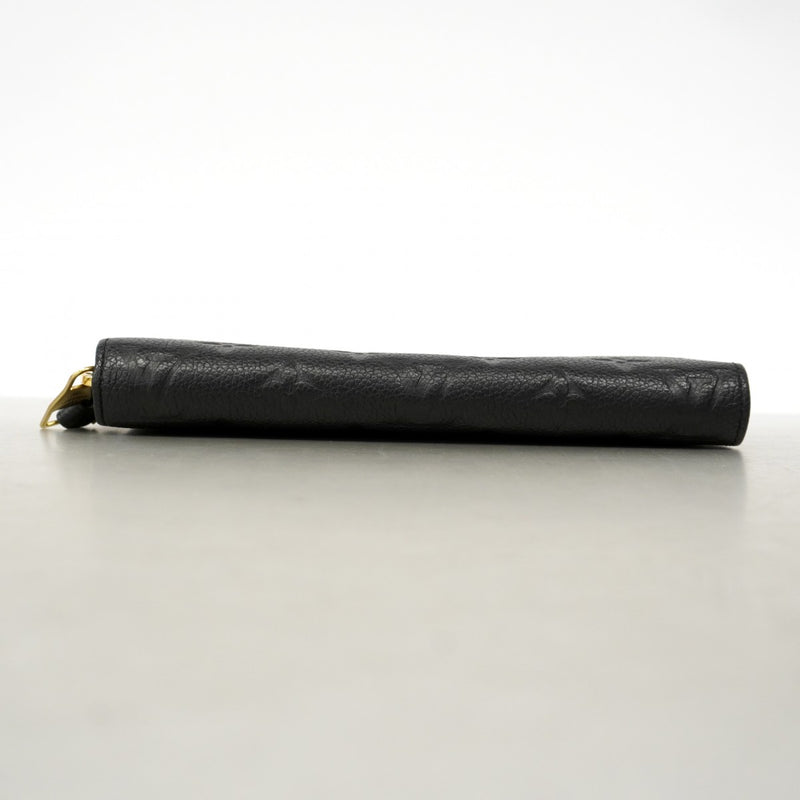 【6gd4352-k】ルイヴィトン 長財布 モノグラム・アンプラント ジッピーウォレット M61864 ノワール【中古】レディース