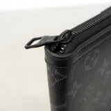 【6gd4354-k】ルイヴィトン 長財布 モノグラム・エクリプス トランクジッピーウォレット M80558 ブラック【中古】メンズ