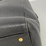 【6gd4357-k】シャネル ショルダーバッグ チェーンショルダー キャビアスキン ブラック ゴールド金具【中古】レディース
