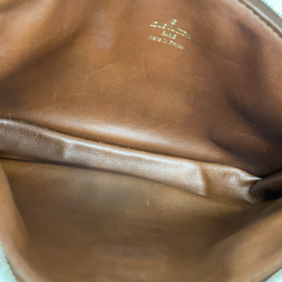 【6gd4361-k】 ポーチ モノグラム・チャーム ポシェットアクセソワール M95161 ブロン【中古】レディース