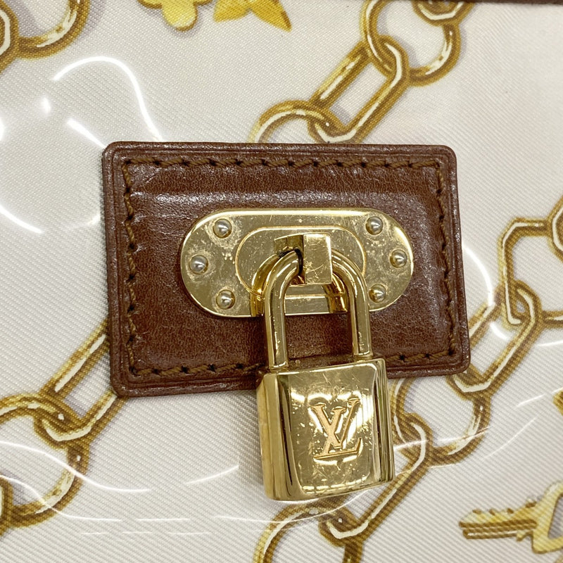 【6gd4361-k】 ポーチ モノグラム・チャーム ポシェットアクセソワール M95161 ブロン【中古】レディース