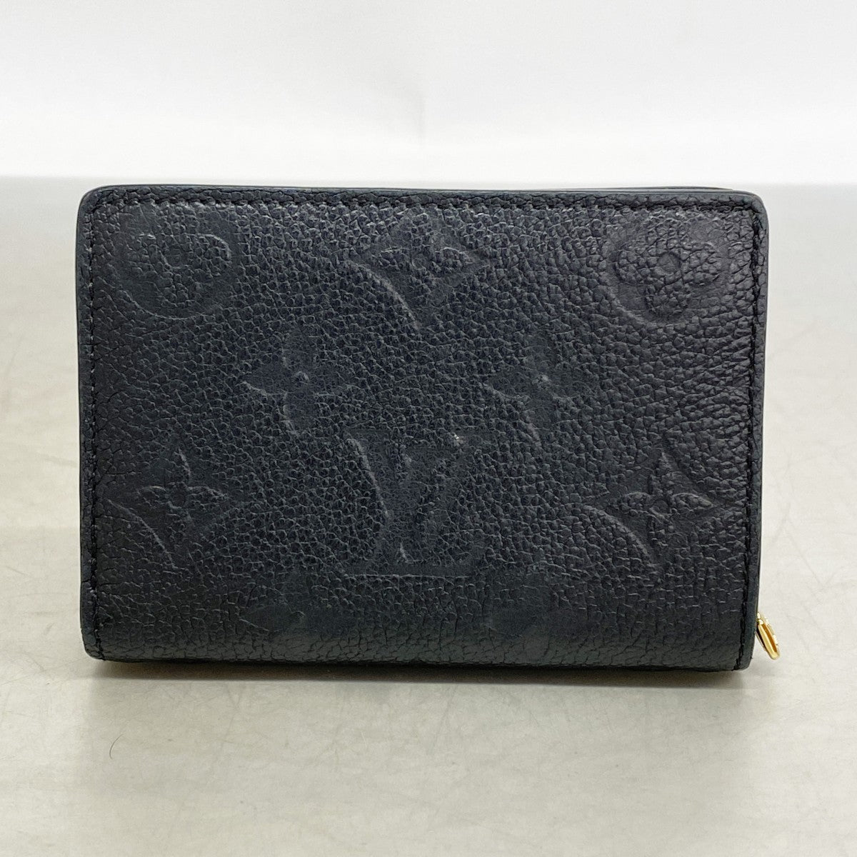 【6gd4363-k】ルイヴィトン 財布 モノグラム・アンプラント ポルトフォイユクレア M80151 ノワール【中古】レディース