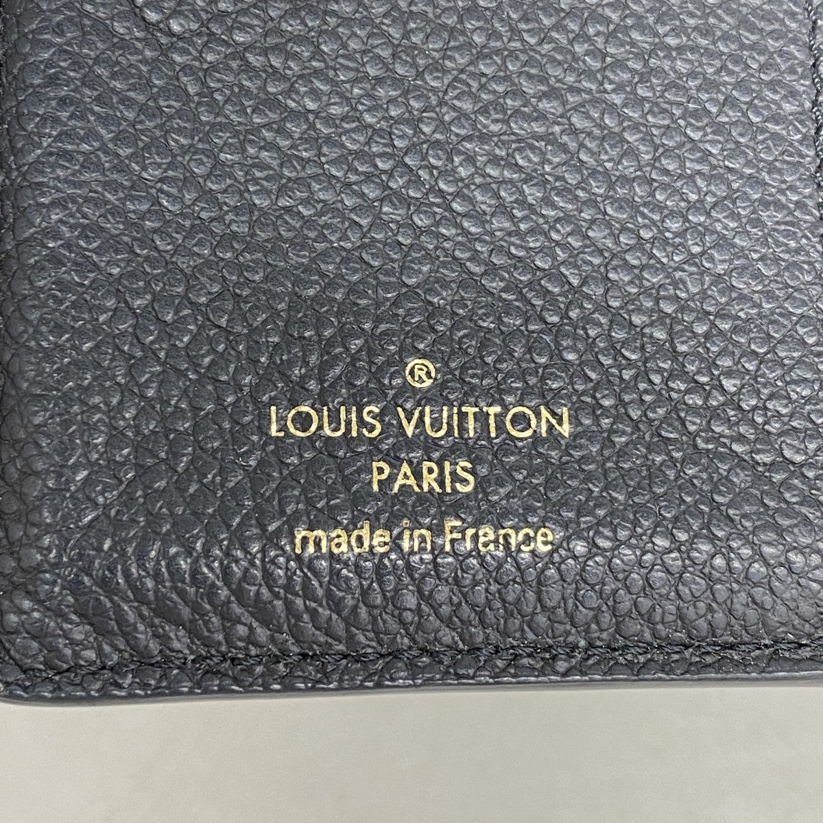 【6gd4363-k】ルイヴィトン 財布 モノグラム・アンプラント ポルトフォイユクレア M80151 ノワール【中古】レディース