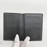 【6gd4366-k】ルイヴィトン カードケース ダミエ・アンフィニ オーガナイザードゥポッシュ N63012 オニキス【中古】メンズ