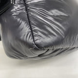 【6gd4368-k】シャネル ショルダーバッグ コココクーン ナイロン ブラック シルバー金具【中古】レディース
