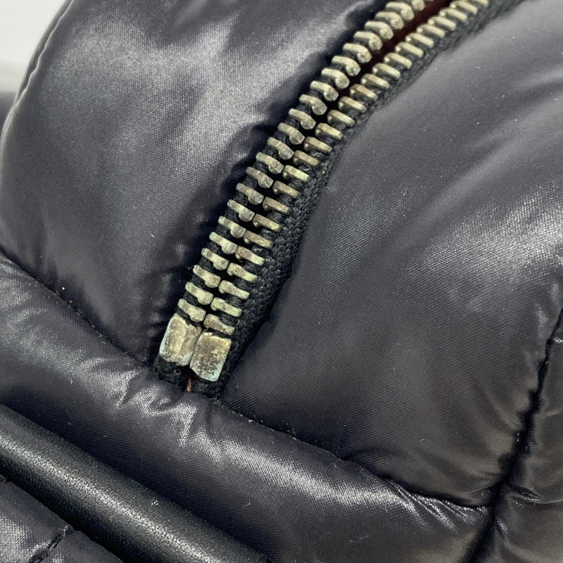 【6gd4368-k】シャネル ショルダーバッグ コココクーン ナイロン ブラック シルバー金具【中古】レディース