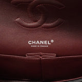 【6gd4381】シャネル ショルダーバッグ マトラッセ Wフラップ Wチェーン ラムスキン ブラック シルバー金具【中古】レディース