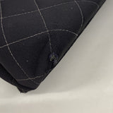 【6gd4384-k】シャネル ショルダーバッグ マトラッセ チェーンショルダー コットン ブラック ゴールド金具【中古】レディース