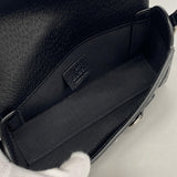 【6gd4386-k】グッチ ショルダーバッグ ホースビット ジャンボGG 699296 キャンバス ブラック シルバー金具【中古】レディース
