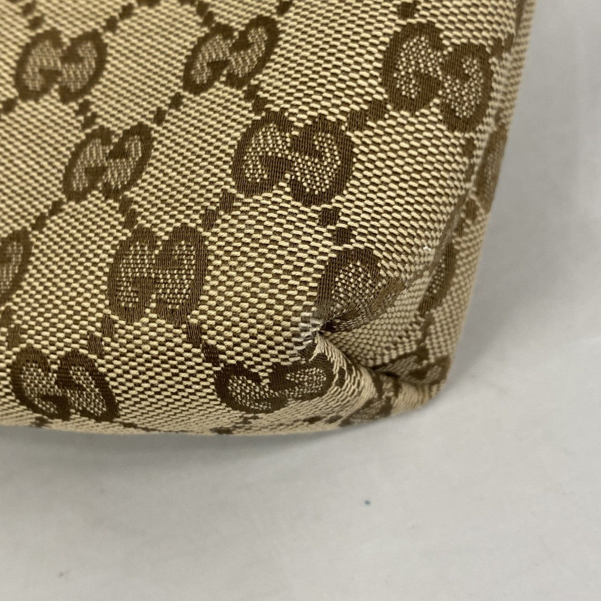 【6gd4388-k】グッチ ショルダーバッグ GGキャンバス/シェリーライン 388926 キャンバス ブラウン ゴールド金具【中古】レディース