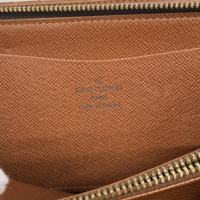 【6gd4391-k】ルイヴィトン 長財布 モノグラム ポルトモネジップ M61727 ブラウン【中古】レディース