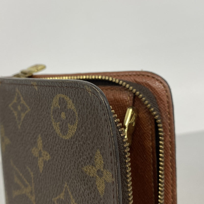 【6gd4391-k】ルイヴィトン 長財布 モノグラム ポルトモネジップ M61727 ブラウン【中古】レディース
