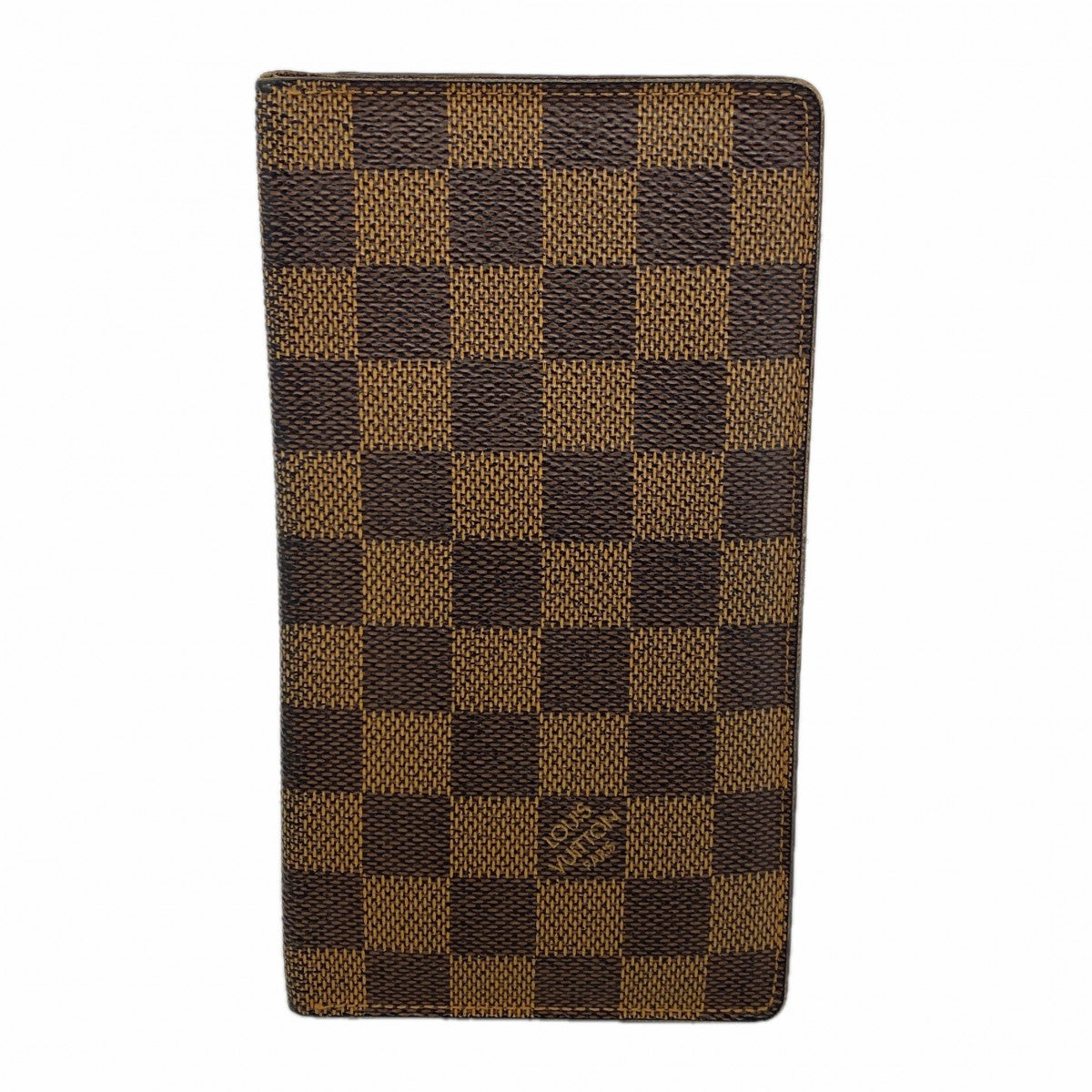 【6gd4392-k】ルイヴィトン 札入れ ダミエ ポルトバルールカルトクレディ N61823 エベヌ【中古】メンズ